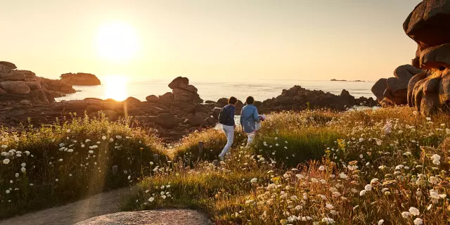 Coucher de soleil | Ploumanac'h entre amis | Perros-Guirec | Côtes d'Armor (Bretagne)