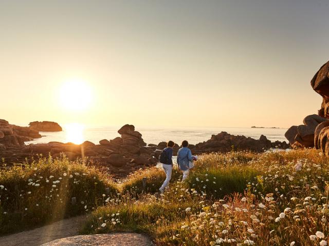 Coucher de soleil | Ploumanac'h entre amis | Perros-Guirec | Côtes d'Armor (Bretagne)