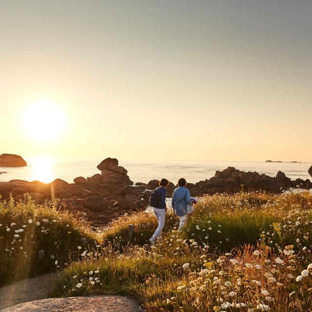 Coucher de soleil | Ploumanac'h entre amis | Perros-Guirec | Côtes d'Armor (Bretagne)