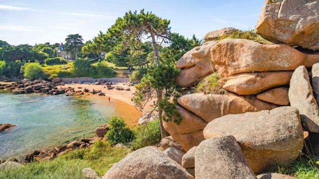 Plage de Pors Rolland à Ploumanac'h | Perros-Guirec | Côtes d'Armor (Bretagne)