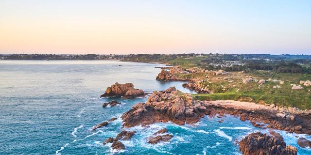 Côte de Granit Rose | Ploumanac'h, vue du ciel | Perros-Guirec | Côtes d'Armor (Bretagne)