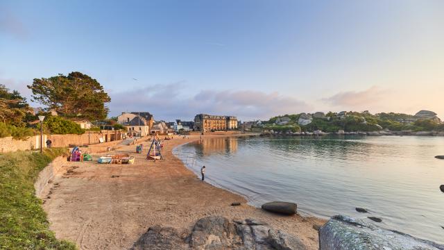 Plage de Saint-Guirec- Perros-Guirec | Côtes d'Armor (Bretagne)