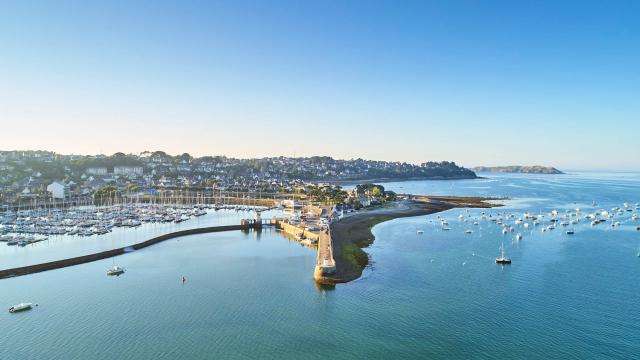 Port de Plaisance, vue du ciel | Perros-Guirec (Côtes d'Armor-Bretagne)