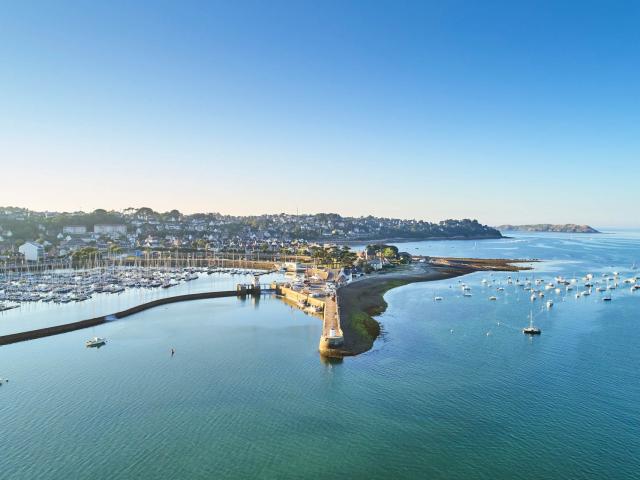 Port de Plaisance, vue du ciel | Perros-Guirec (Côtes d'Armor-Bretagne)