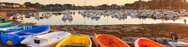 Coucher de soleil au port de Ploumanac'h | Perros-Guirec (Côtes d'Armor-Bretagne)