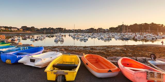 Coucher de soleil au port de Ploumanac'h | Perros-Guirec (Côtes d'Armor-Bretagne)