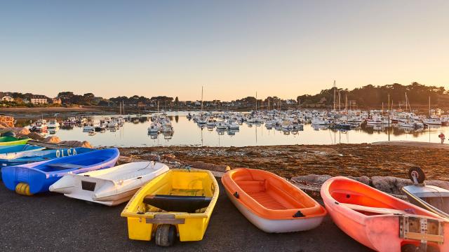 Coucher de soleil au port de Ploumanac'h | Perros-Guirec (Côtes d'Armor-Bretagne)