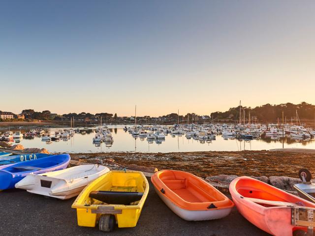 Coucher de soleil au port de Ploumanac'h | Perros-Guirec (Côtes d'Armor-Bretagne)