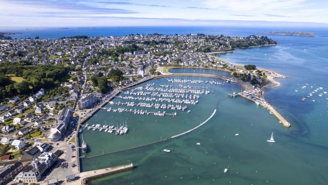 Port de Perros-Guirec vue aérienne