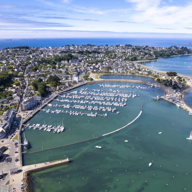 Port de Perros-Guirec vue aérienne