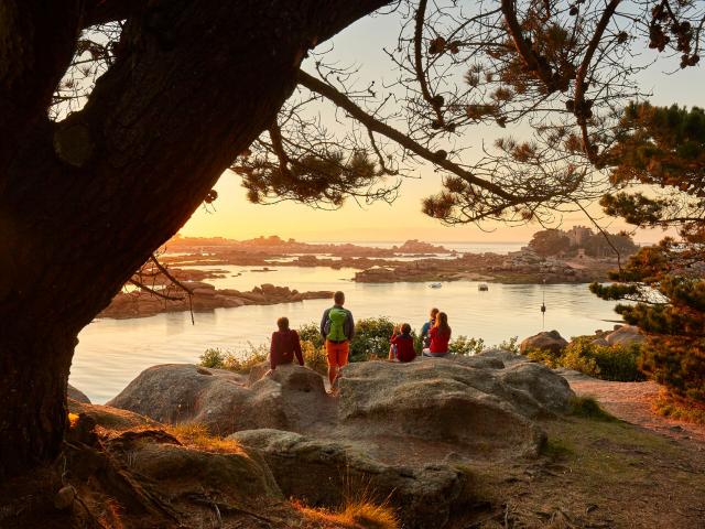 Coucher de soleil - Ploumanac'h - Sentier des douaniers | Perros-Guirec | Côtes d'Armor (Bretagne)