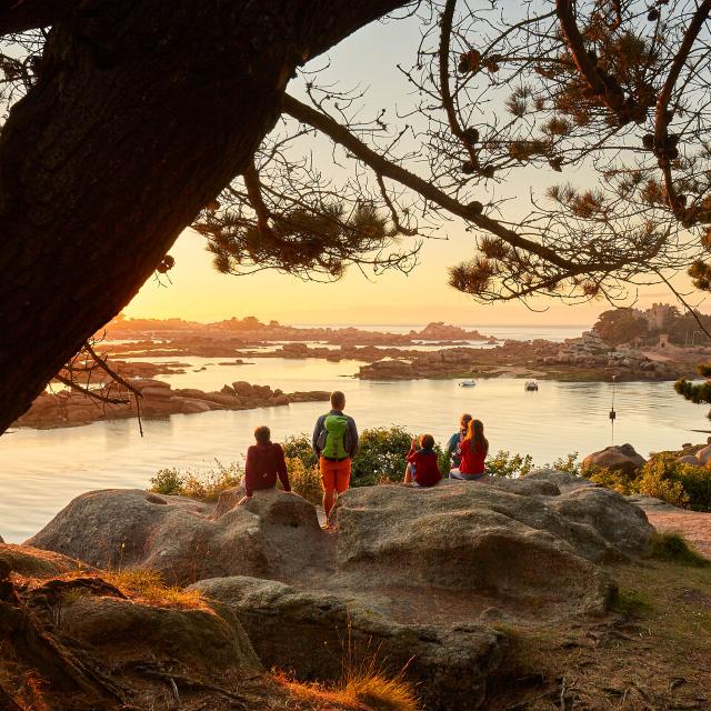 Coucher de soleil - Ploumanac'h - Sentier des douaniers | Perros-Guirec | Côtes d'Armor (Bretagne)