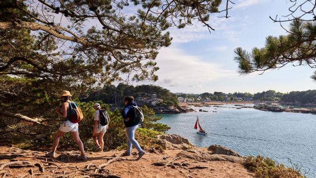 Sentier des Douaniers, randonnée | Ploumanac'h, Côte de granit rose | Perros-Guirec, Côtes d'Armor( 22), Bretagne