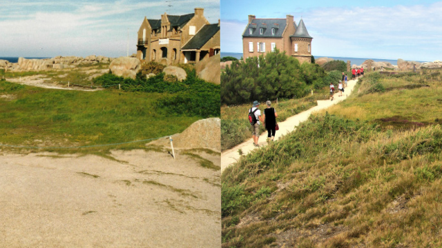 Avant Après Sentier Des Douaniers