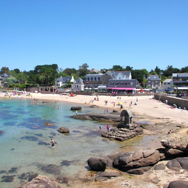 Plage de Saint-Guirec, Eaux de baignade