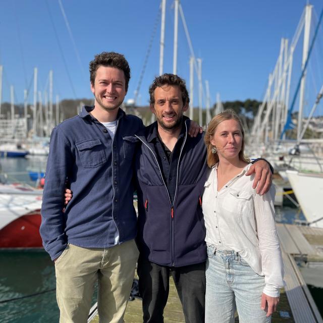 Partenariat Mini Transat Eve BOUCHER, Thomas CORNU et Antoine BIARNES