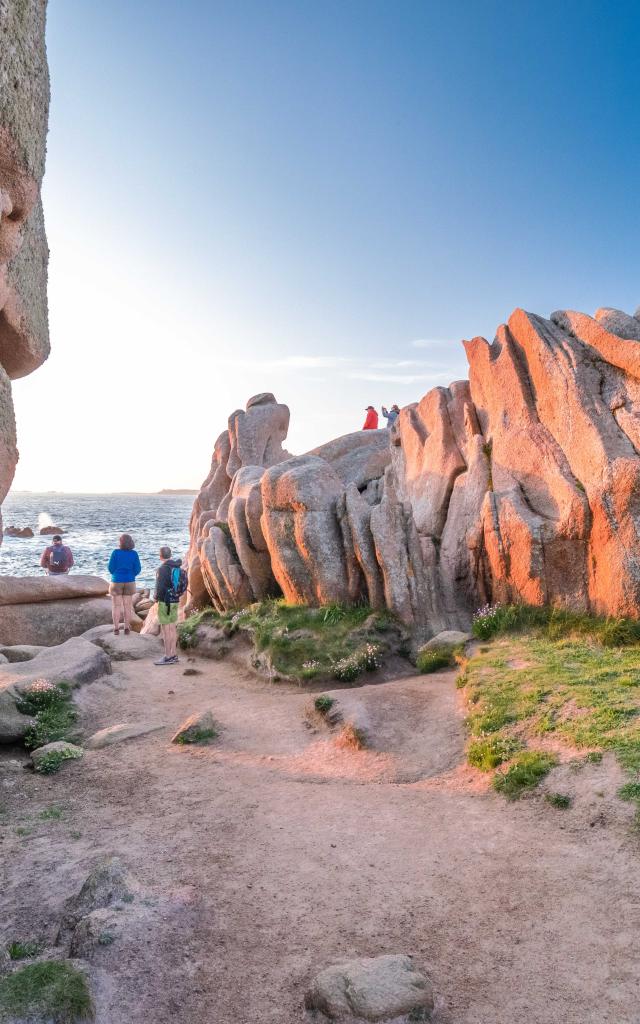 OT - Rochers - sentier des douaniers - Ploumanac'h - Perros-Guirec