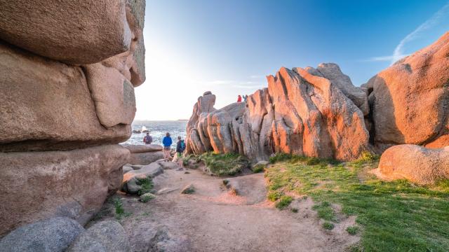 OT - Rochers - sentier des douaniers - Ploumanac'h - Perros-Guirec