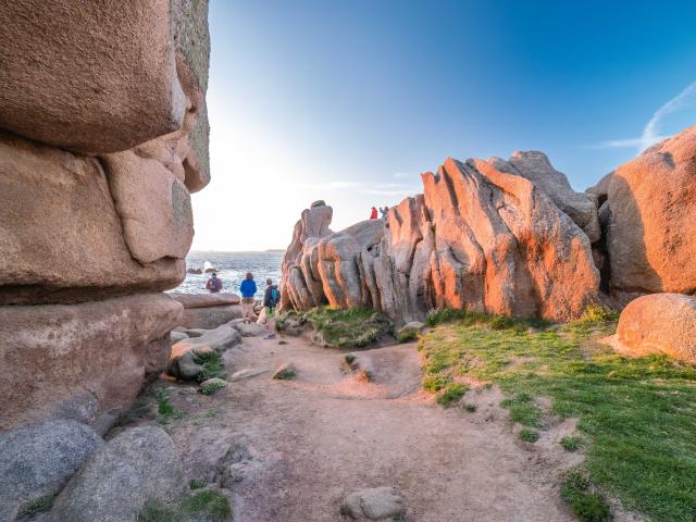 OT - Rochers - sentier des douaniers - Ploumanac'h - Perros-Guirec