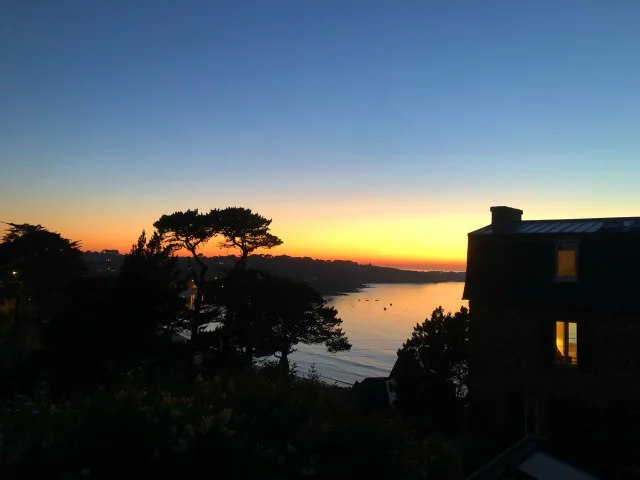 Vue De Nuit - Ty Huellan - Gîtes OT Perros-Guirec