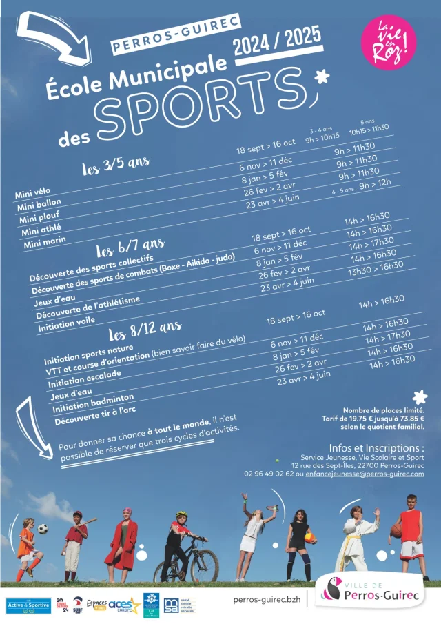 Ecole Municipale Sports 2024 2025