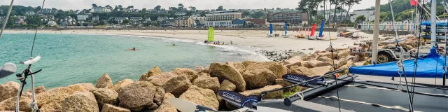 Centre nautique de Perros-Guirec, Plage de Trestraou